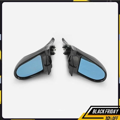 For Nissan 200SX Silvia S14 S14A (LHD) Carbon Fiber Side Rear view Aero Mirror - Image 1 of 4