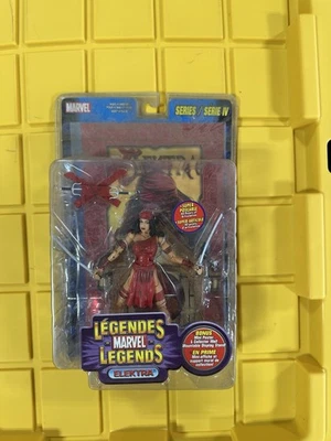 Figura de acción Marvel Legends Elektra Serie IV 4 Toy Biz 2003 NUEVO SELLADO H58 Foto 1 de 2
