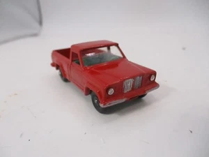 Lesney Matchbox #71B V1 JEEP Gladiator Pickup. red w/rare green interior code 3 - Picture 1 of 13