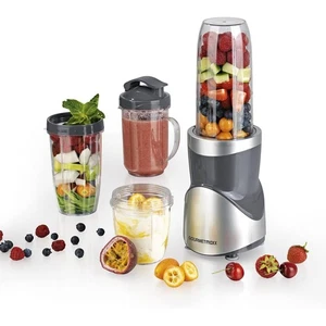 GOURMETmaxx Smoothie Maker Set 12-teilig Mixer 8 Funktionen inkl. To-Go Deckel - Bild 1 von 1