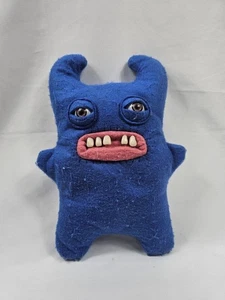 Fuggler Divertente Mostro Brutto - Peluche Giocattolo Morbido Blu 'Sir Horns a Lot' 10" - Foto 1 di 3