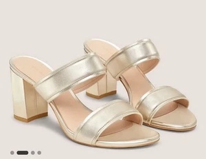 NEW Stuart Weitzman SYDNEY 75 STRAP SLIDE sz 12B RTL $495 - Picture 1 of 8
