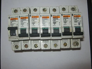 INTERRUPTORES AUTOMÁTICOS MERLIN GERIN C60HC C2 C4 C6 C10 C16 C20 C32 C40 C50 C63 MCB. - Imagen 1 de 1