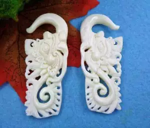 Orecchini Calibri Drago Balinese 6mm Bellissimi Intaglio Regalo Per Lei - Foto 1 di 3