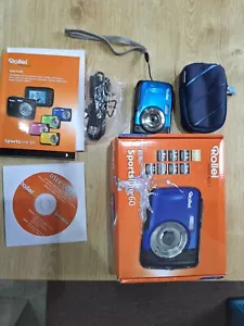 Rollei Sportsline 60 Digitalkamera Kamera blau wasserdicht in OVP - Bild 1 von 1