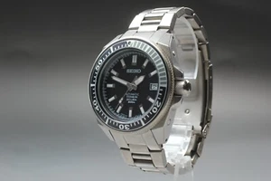 *Serviced* SEIKO SUCUBA 7S25-00D0 Black First SAMURAI 200m Automatic Men's Watch - Picture 1 of 10