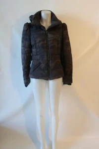 NWT Womens Generation Love "Renee Camo" Olive/Multi Hooded Puffer Jacket M * - Picture 1 of 11