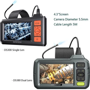 DEPSTECH 5.5mm Industrial Endoscope Inspection Camera 1080P Borescope 4.3"Screen - Picture 1 of 15
