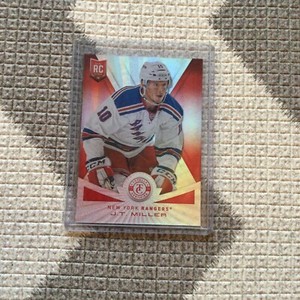 2013-14 Totally Certified Mirror Platinum Red /25 JT Miller #168 Rookie RC