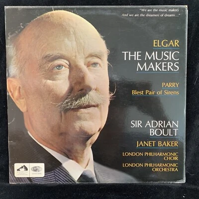 EMI ASD 2311 - ELGAR The Music Makers & PARRY - BOULT, Baker - ST LP UK 1967 - Image 1 of 4