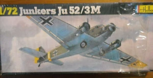 Heller Junkers Ju 52/53M "Tante Ju" kit 380 transport 16" span 110 pcs 1:72 NIB - Picture 1 of 3