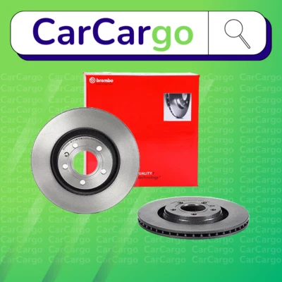 Par de discos de freio traseiro ventilados Brembo para Audi A4 2.0 TDI quattro 2006-2008 300 mm - Imagem 1 de 4