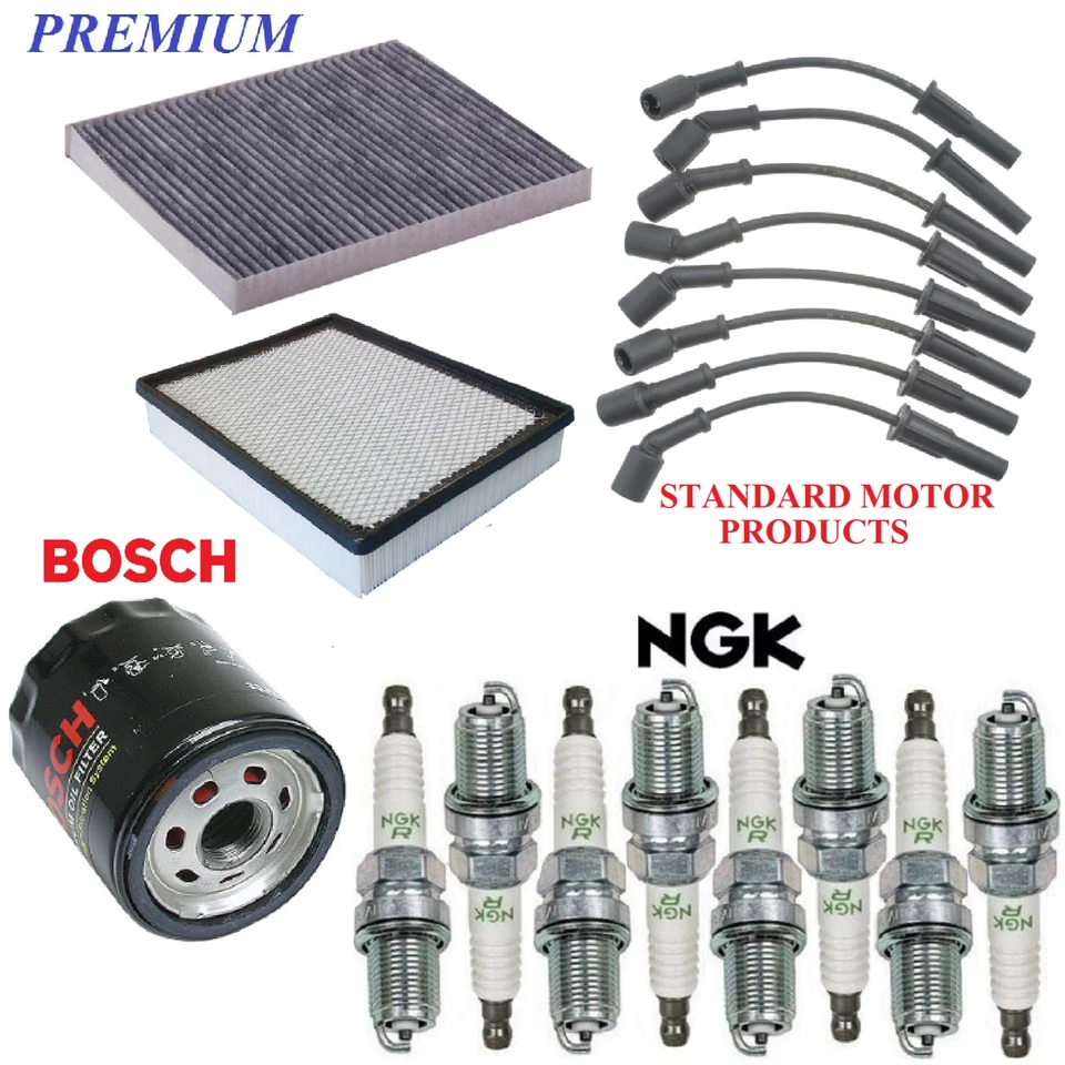 Настраиваемый комплект фильтров провода вилки для Cadillac Escalade ESV V8 6,0 л; круглая катушка 2006 - Изображение 1 из 1