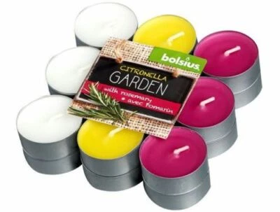 18 Bolsius Duft-Teelichter " Citronella-Garden " Rosmarin - Bild 1 von 3