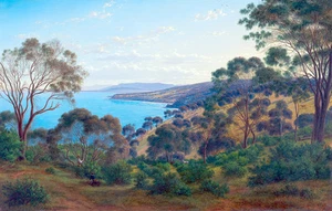 Dandenong Ranges from Beleura by Eugene von Guerard A1 Quality Art Print - Picture 1 of 1