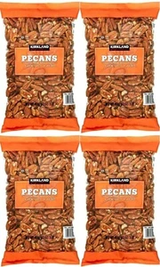 4 PACK - Kirkland Signature Pecan Halves 32 oz - Picture 1 of 6