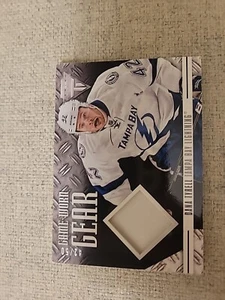 2012-13 Panini Titanium Hockey Dana Tyrell PATCH 42/50 Game Worn Tampa Bay - Picture 1 of 2
