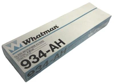 Filtros de microfibra de vidrio Whatman 934-AH 4,25 cm 100 círculos 1827 042 Foto 1 de 3