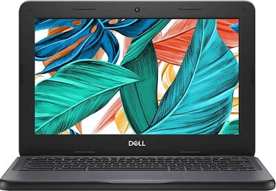 Dell ChromeBook 3100 11" Intel Celeron 4GB, 16/32GB Google Playstore USB-C AG - Image 1 of 4