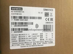 Ein Neu SIEMENS Servo Motor 1FL6064-1AC61-2AG1 - Bild 1 von 2