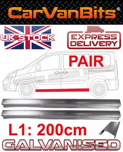 PAR DE PANELES EXTERIORES PARA PEUGEOT EXPERT ESCUDO CITROEN DESPATCH 07- CUERPO DE REPARACIÓN DE UMBRALES - Imagen 1 de 9