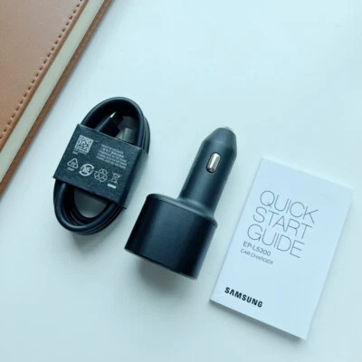 Original Samsung 45W 2 Ports Super Fast Charging Dual Car Charger with Cable - Image 1 of 4