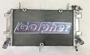 SUZUKI GSR750 GSR 750 11-16 POLISHED ALLOY RADIATOR, READ DESC - Picture 1 of 1