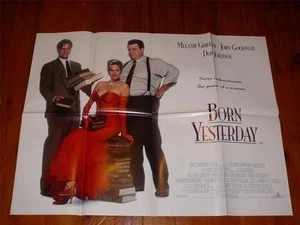 Born Yesterday ~ Original Quad Poster 1993 ~ Melanie Griffith / John Goodman - Picture 1 of 1