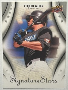 2009 Upper Deck - Signature Stars - #98 Vernon Wells - Toronto Blue Jays Card