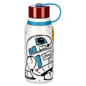 Disney Parks Star Wars R2-D2 Droid Stainless Steel Water bottle with lid NEW - Picture 1 of 2