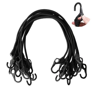Heavy Duty Bungee Cords 10PK 32-Inch Bungee Cords with Finger-Hole Hooks, Ide... - Picture 1 of 9