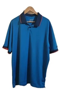 Teal Blue Nike Golf Dri-Fit Casual Short Sleeve Polo Shirt Men's XXL 2XL - Picture 1 of 5
