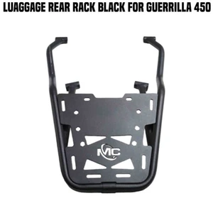 LUGGAGE REAR RACK BLACK FIT FOR ROYAL ENFIELD GUERRILLA 450 - Picture 1 of 5