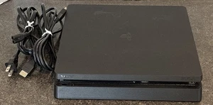 Sony PlayStation 4 Slim PS4 1TB Black Console & Cords CUH-2115B TESTED🔥 - Picture 1 of 19