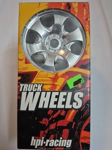 HPI racing truck wheels 17mm hex chrome #3192 - Picture 1 of 3