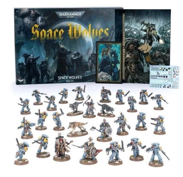 Space Wolves Army Set Warhammer 40K NEW SEALED Space Marines Imperium - Image 1 of 1