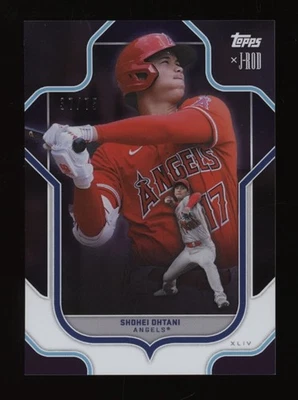2023 Shohei Ohtani Topps X J-ROD Purple Foil #37/75 *NICE* Invest NOW - Image 1 of 2