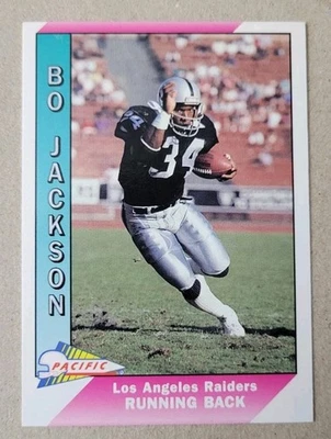 Bo Jackson 1991 Pacific #234 Los Angeles Raiders Foto 1 de 2