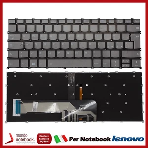 Tastiera Italiana Retroilluminata per Lenovo 5-14ARE05 5-14IIL05 5-14ITL05 - Imagen 1 de 1