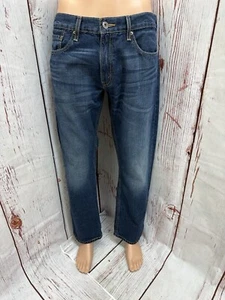 Men’s Signature By Levi Strauss Slim Straight Blue Jeans Size 34x32 TCC - Picture 1 of 11
