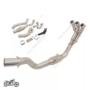 For Yamaha Tracer 9 /9GT 2021-2023 Motorcycle Exhaust System Header Link Pipe - Picture 1 of 8