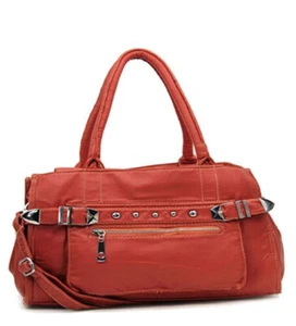 Orange Retro Designer Inspired Purse  - Picture 1 of 5
