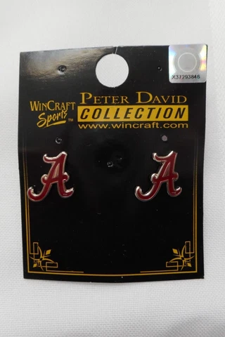 NEW MLB Atlanta Braves "A" Logo Pierced Earrings from WinCraft Sports Cover
