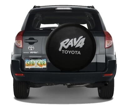 SpareCover® Classic Series - 28" Black Tire Cover fits Toyota Rav4 - Image 1 of 3