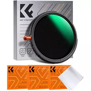 Filtro obiettivo K&F Concept 3 in 1 ND2-32 CPL nero diffusione nebbia 1/4 67 mm 77 mm K - Foto 1 di 18
