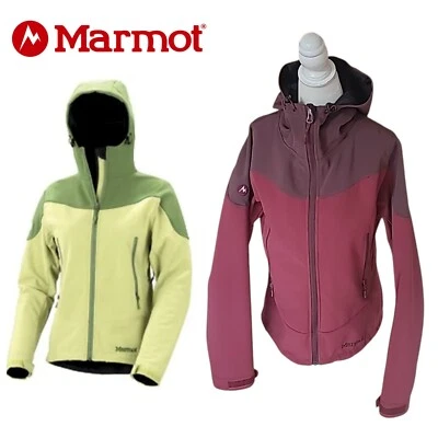 Marmot Women's Reyna Softshell Two Tone Hooded Polartec Lined Jacket Medium - Image 1 of 4