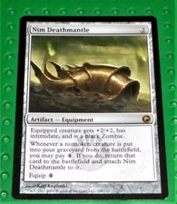 MAGIC THE GATHERING TCG - Scars of Mirrodin "Nim Deathmantle" Rare MTG96