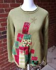 Susan Bristol Green Presents Christmas Pullover Sweater