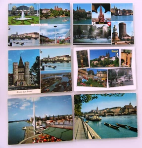 SUIZA lote de 6 postales BASILEA Bâle postal Suiza postales - Imagen 1 de 2