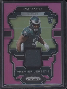 Jalen Carter 2023 Panini Prizm #PJ-JC Premier Jerseys Pink Philadelphia Eagles - Picture 1 of 2